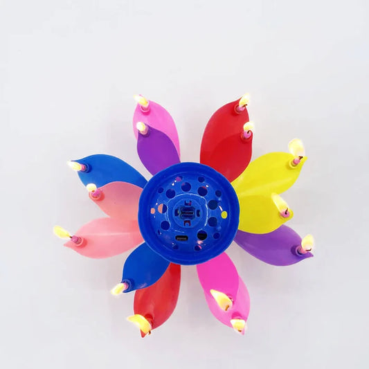 Magic Flower Birthday Candle