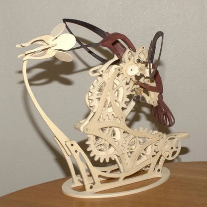 3d Wooden Mechanical Hummingbird